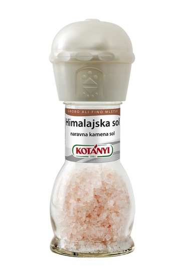 Himalajska sol, mlinček, Kotanyi, 88 g