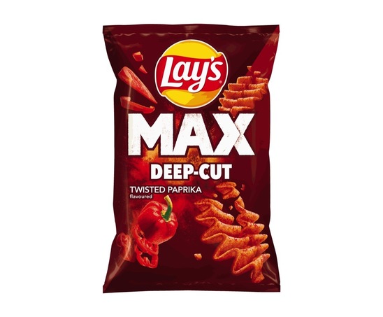 Čips Maxx, paprika, Lay's, 120 g