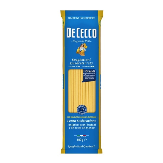 Kvadratni špageti, De Cecco, 500 g