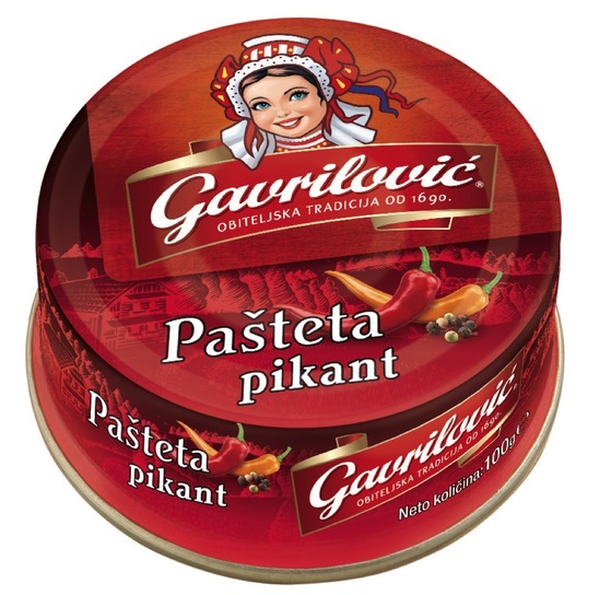 Pikant pašteta, Gavrilovič, 100 g