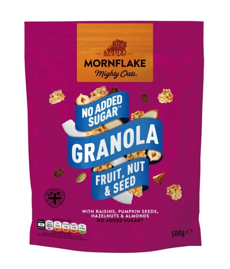 Granola s sadjem in oreščki, Mornflake, 500 g