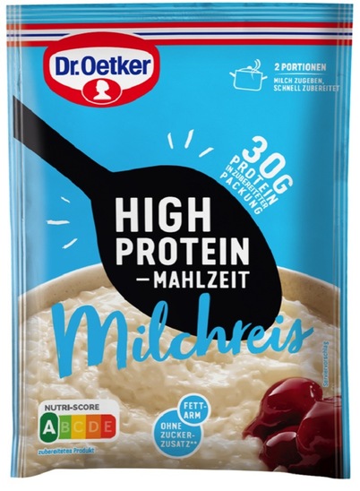 Mlečni riž, proteinski, Dr. Oetker, 104 g