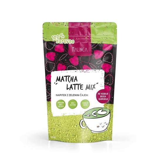 Matcha latte mix, Malinca, 125 g