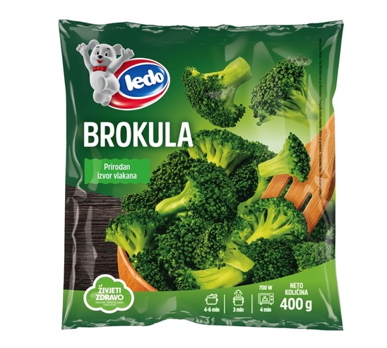 Brokoli, Ledo, zamrznjen, 400 g