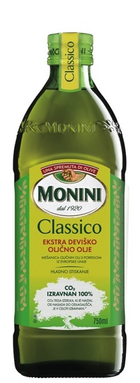 Ekstra deviško oljčno olje Classico, Monini, 750 ml