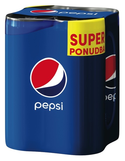 Gazirana pijača, Pepsi, 4 x 0,25 l