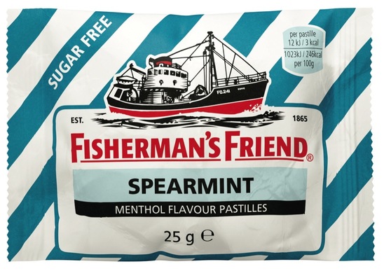 Bonboni, Spearmint, Fisherman's Friend, 25 g