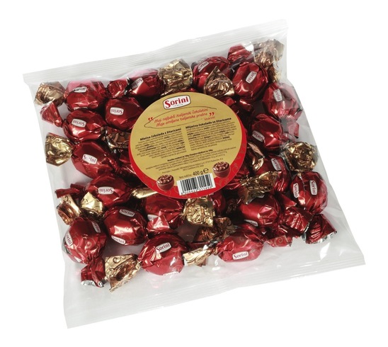 Čokoladne praline z lešniki, Sorini, 400 g