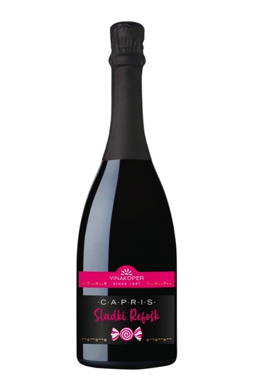 Sladki refošk, peneče vino, Capris, 0,75 l