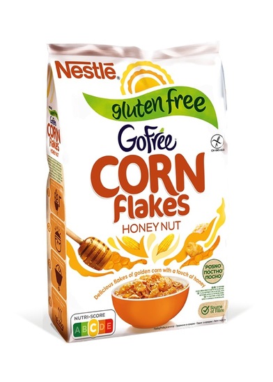 Koruzni kosmiči brez glutena, Honey nut, Nestle, 450 g