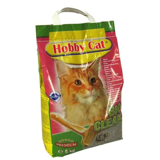 Posip za mačje stranišče Bio Clean, Hobby Cat, 5 kg