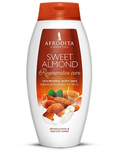 Mleko za telo Sweet Almond, Afrodita, 250 ml