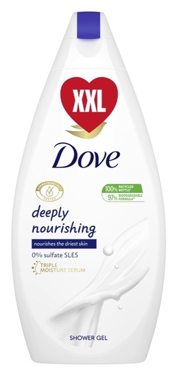 Gel za prhanje Deeply Nourishing, Dove, 500 ml