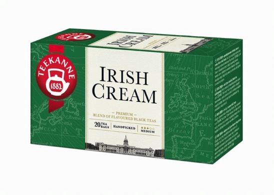 Črni čaj, Irish Cream, Teekanne, 20 vrečk, 33 g