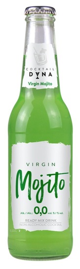 Mešana gazirana pijača, Virgin Mojito, Dana, 0,0 % alkohola, 0,33 l