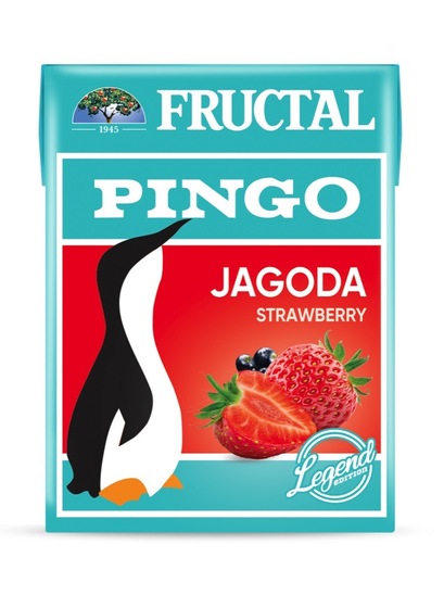 Negazirana pijača Pingo, jagoda, Fructal, 0,2 l