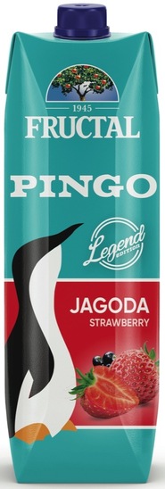 Pijača Pingo, jagoda, Fructal, 1,5 l