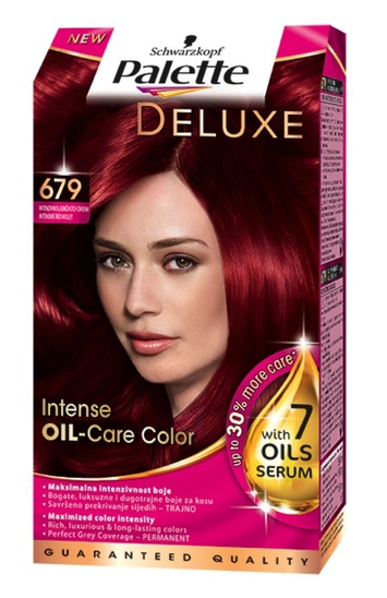 Barva za lase Deluxe 679, Palette
