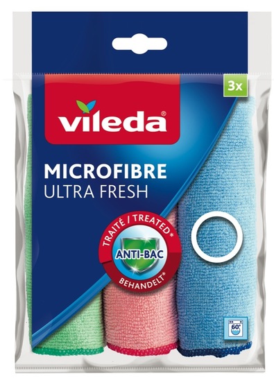 Krpa Microfibre, Ultra Fresh, Vileda, 3/1