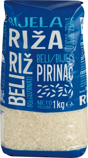 Dolgozrnati brušeni beli riž, Gnerika, 1 kg