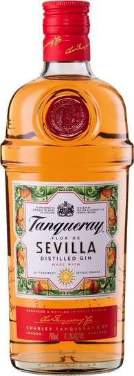 Gin, Flor de Sevilla, Tanqueray, 41 % alkohola, 0,7 l