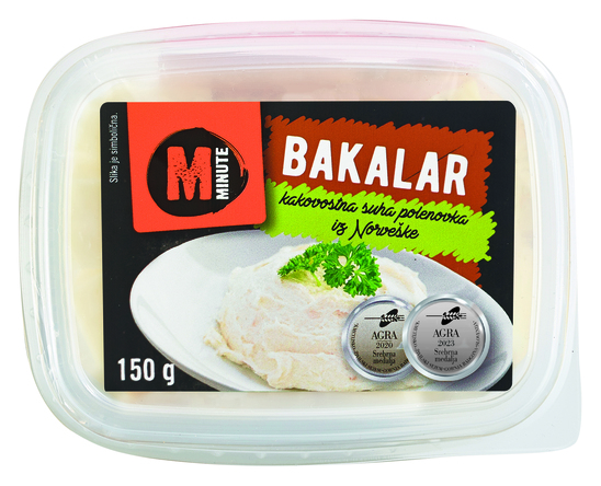 Namaz polenovka na belo, Minute, pakirano, 150 g