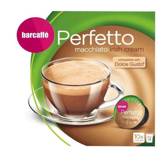 Kava Perfetto, Macchiato Irish cream kapsule, Barcaffe, 140 g