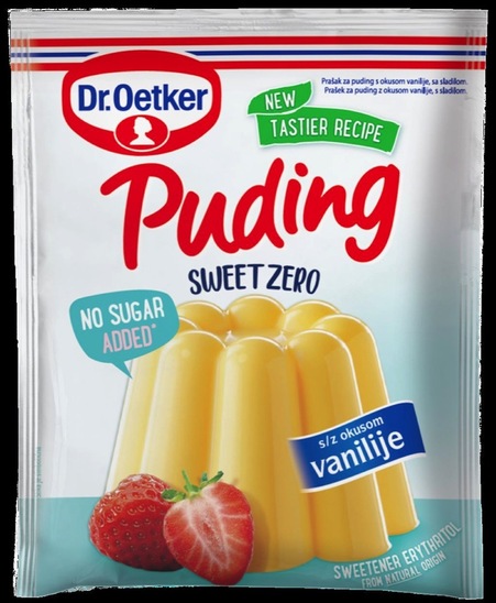 Puding Sweet zero, vanilija, Dr. Oetker, 106 g