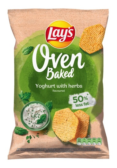 Čips z jogurtom Oven baked, Lay's, 110 g