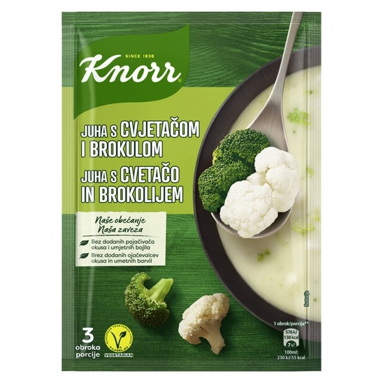 Juha s cvetačo in brokolijem, Knorr, 70 g