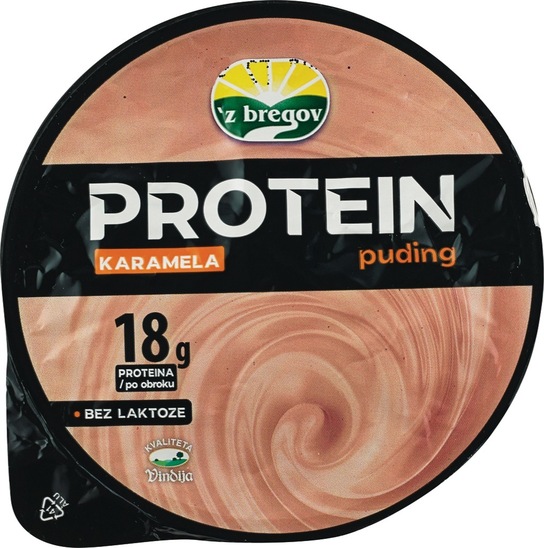 Puding s proteini, karamela, Z Bregov, 180 g