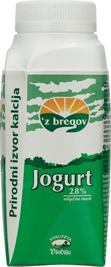 Jogurt, 2,8 % m.m., Z Bregov, 200 g