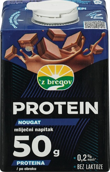 Proteinski napitek, lešnik, Z Bregov, 500 g