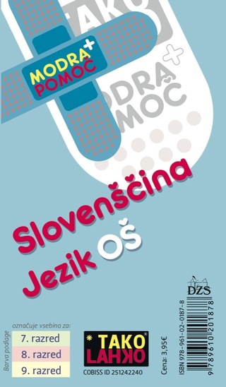 Knjiga Modra pomoč, Sloveščina, jezik 7-9