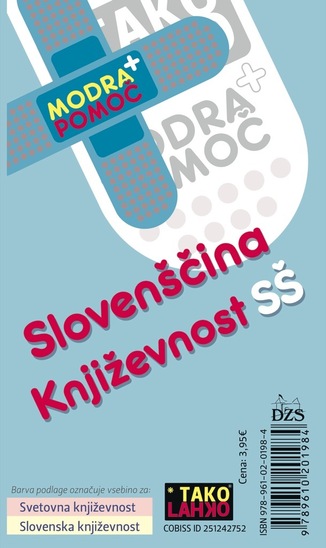 Knjiga Modra pomoč, Sloveščina, književnost 7-9