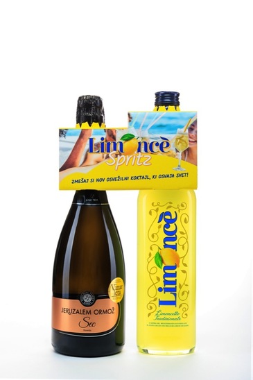 Limonce spritz paket, peneče vino Sec 12 % alkohola, 0, 75 l in limonce 25 % alkohola, 0,5 l