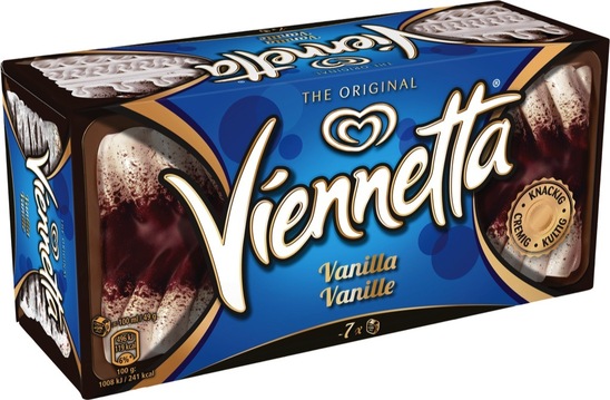 Sladoledna torta, vanilija, Viennetta, 650 ml