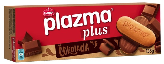 Keksi Plus, čokolada, Plazma, 135 g