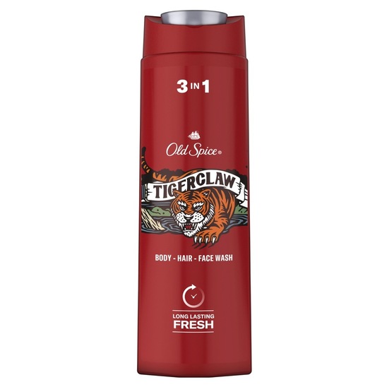 Gel za prhanje Tigerclaw, Old Spice, 400 ml