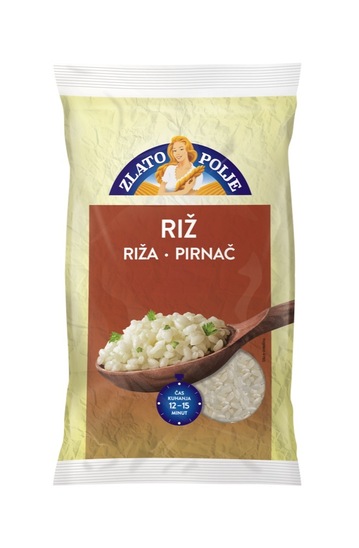 Okroglozrnati brušen riž, Zlato Polje, 800 g