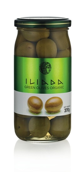 Bio zelene olive v slanici, Iliada, 370 g