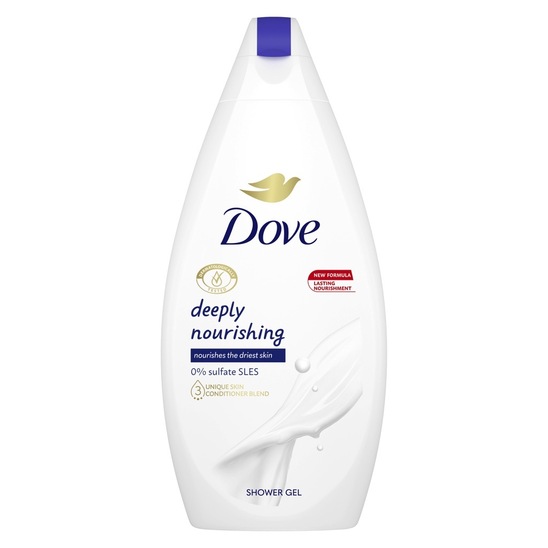 Gel za prhanje Deeply Nourishing, Dove, 450 ml