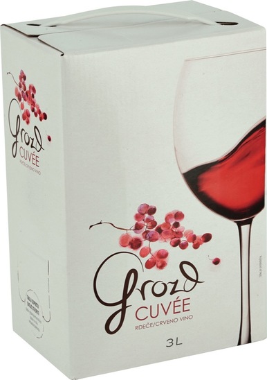 Rdeče vino, Cuvee, Grozd, 3 l