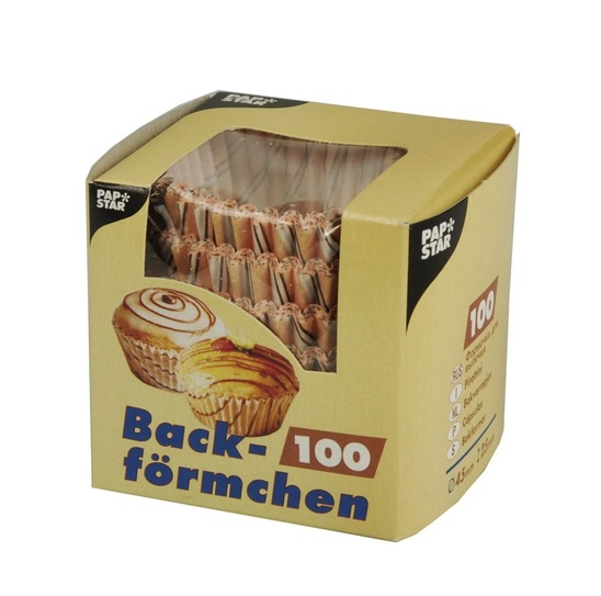 Papirnati modelčki za muffine Popstar, premer 4,5 cm, 100 kosov