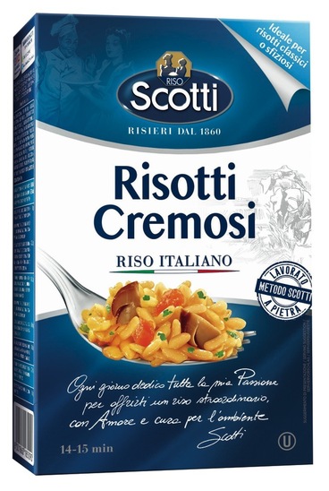 Riž za kremne rižote, Scotti, 800 g