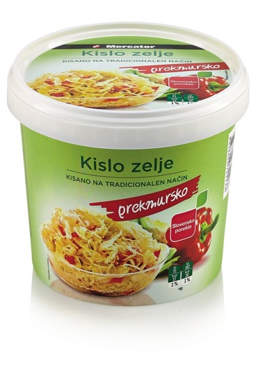 Prekmursko kislo zelje, Mercator, 1 kg