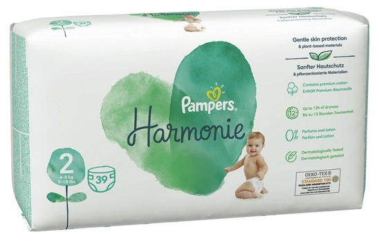 Plenice Pampers Harmonie S2, 4-8 kg, 39/1