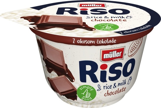 Mlečni riž s čokolado, Muller Riso, 200 g