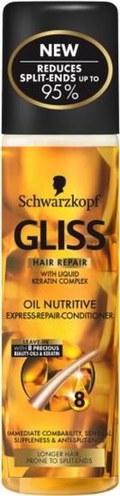 Balzam za lase Gliss Exspress Repair Oil, 200 ml