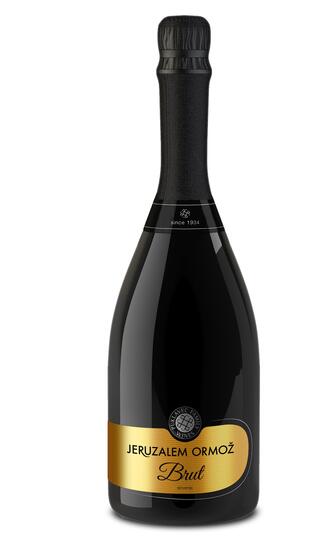 Jeruzalem Brut, peneče vino, Jeruzalem Ormož, 0,75l